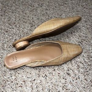 a new day Tan Slip-On Mules